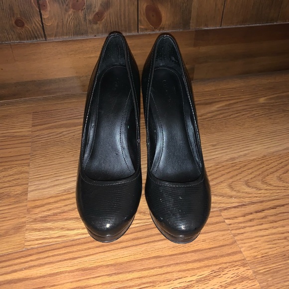 Black Calvin Klein Heels - Picture 3 of 6